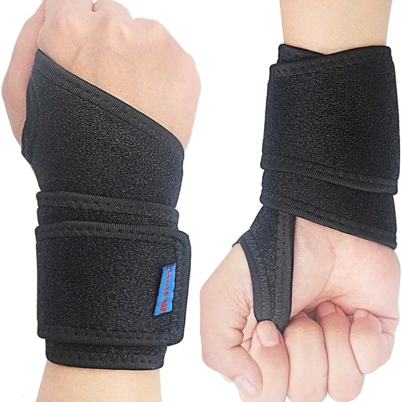 Flexible Wrist Brace Carpal Tunnel Tendinitis Arthritis 2pk - Picture 1 of 9